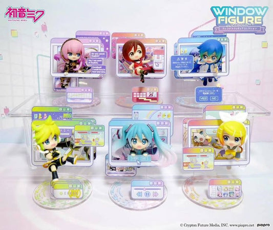 Hatsune Miku: Window Figure Collection Re-Ment Blind Box Figures Case of 6