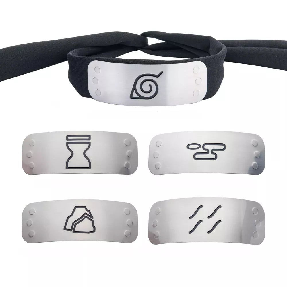 Hidden Village (Naruto Shippuden) Cosplay Headband Set