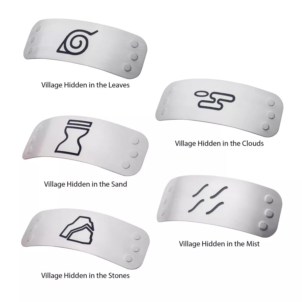 Hidden Village (Naruto Shippuden) Cosplay Headband Set