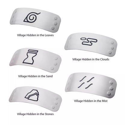 Hidden Village (Naruto Shippuden) Cosplay Headband Set