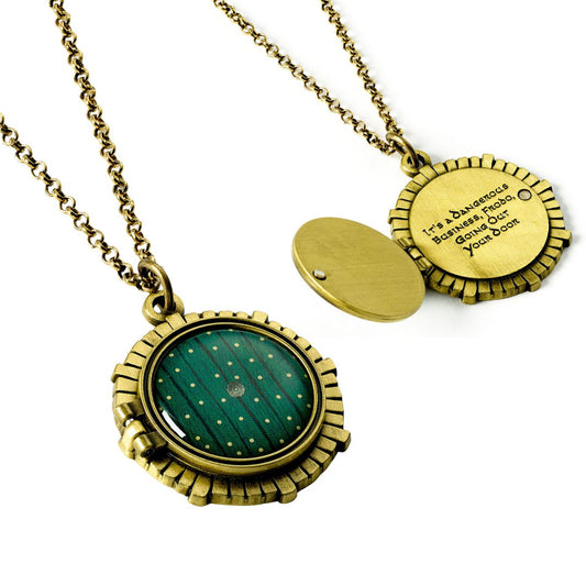The Lord of The Rings Bag End Hobbit Door Necklace