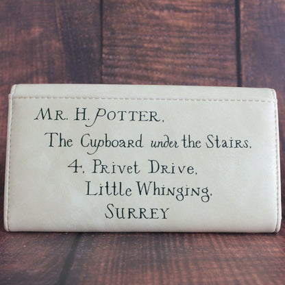 Harry Potter Hogwarts Acceptance Letter Envelope Faux Leather Wallet