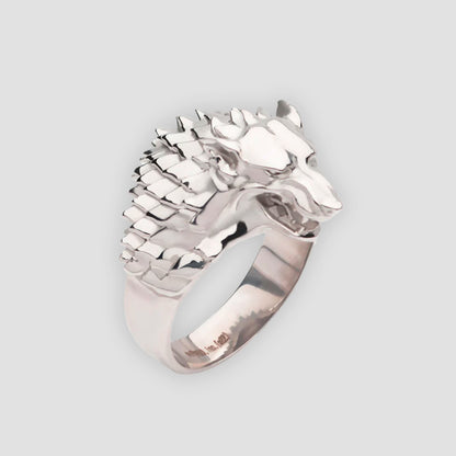 Game of Thrones House Stark Direwolf Ring