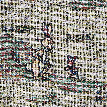 Hundred Acre Woods Winnie the Pooh Woven Tapestry Throw Blanket