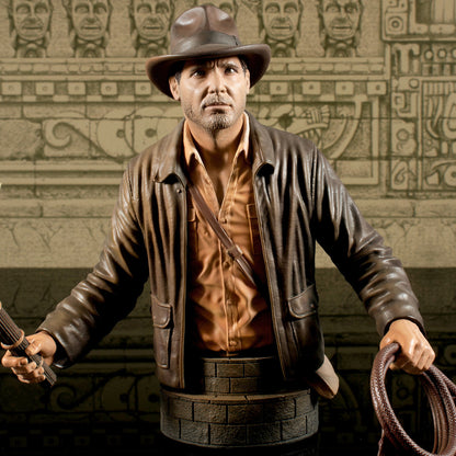 Indiana Jones (Raiders of the Lost Ark) Sepia 2023 San Diego Exclusive 1:6 Scale Resin Mini Bust