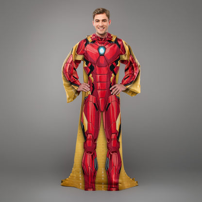 Iron Man (Marvel) Avengers Wearable Blanket With Sleeves