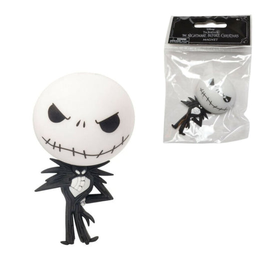 Tim Burton's The Nightmare Before Christmas Chibi Jack Skellington 3D Foam Magnet