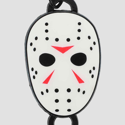 Jason Mask & Bloody Cleaver (Friday the 13th) Enamel Linking Keychain