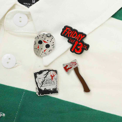 Jason Voorhees (Friday the 13th) Enamel Pin Set