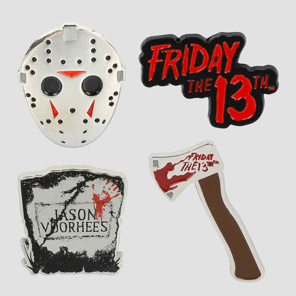 Jason Voorhees (Friday the 13th) Enamel Pin Set