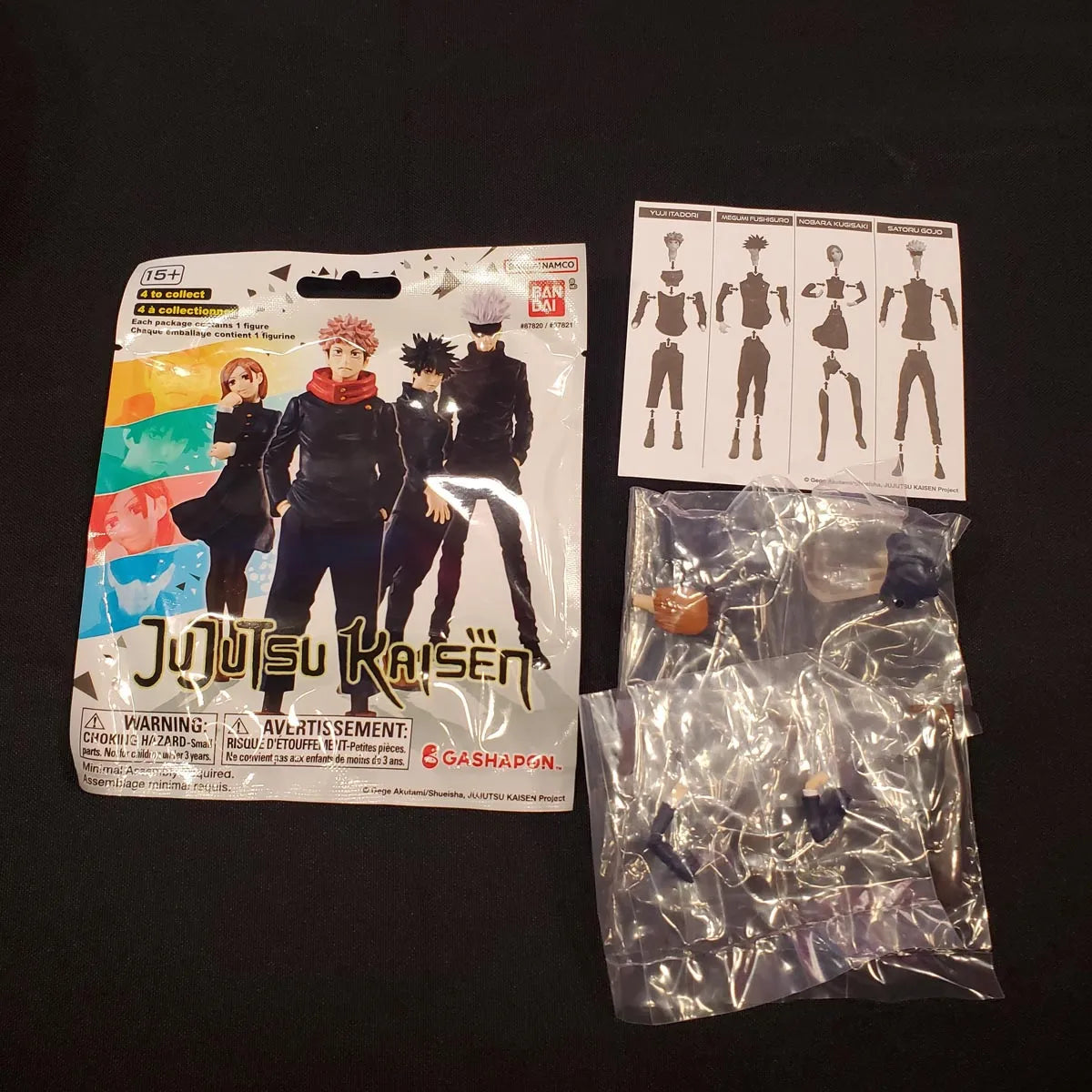 Jujutsu Kaisen Gashapon BNTCA Mystery Figure Blind Pack Wave 2 - Retail Box of 24