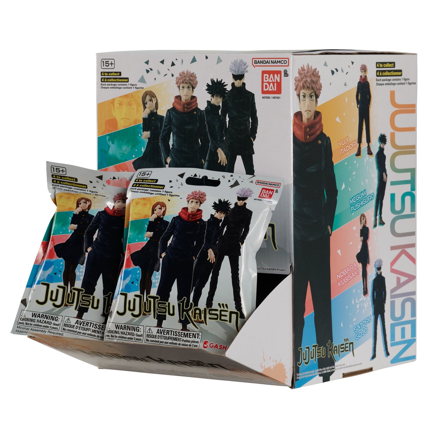 Jujutsu Kaisen Gashapon BNTCA Mystery Figure Blind Pack Wave 2 - Retail Box of 24