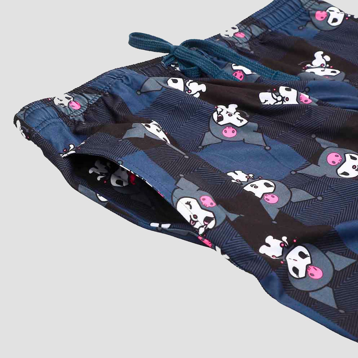 Kuromi (Hello Kitty & Friends) Sanrio AOP Plaid Lounge Pants