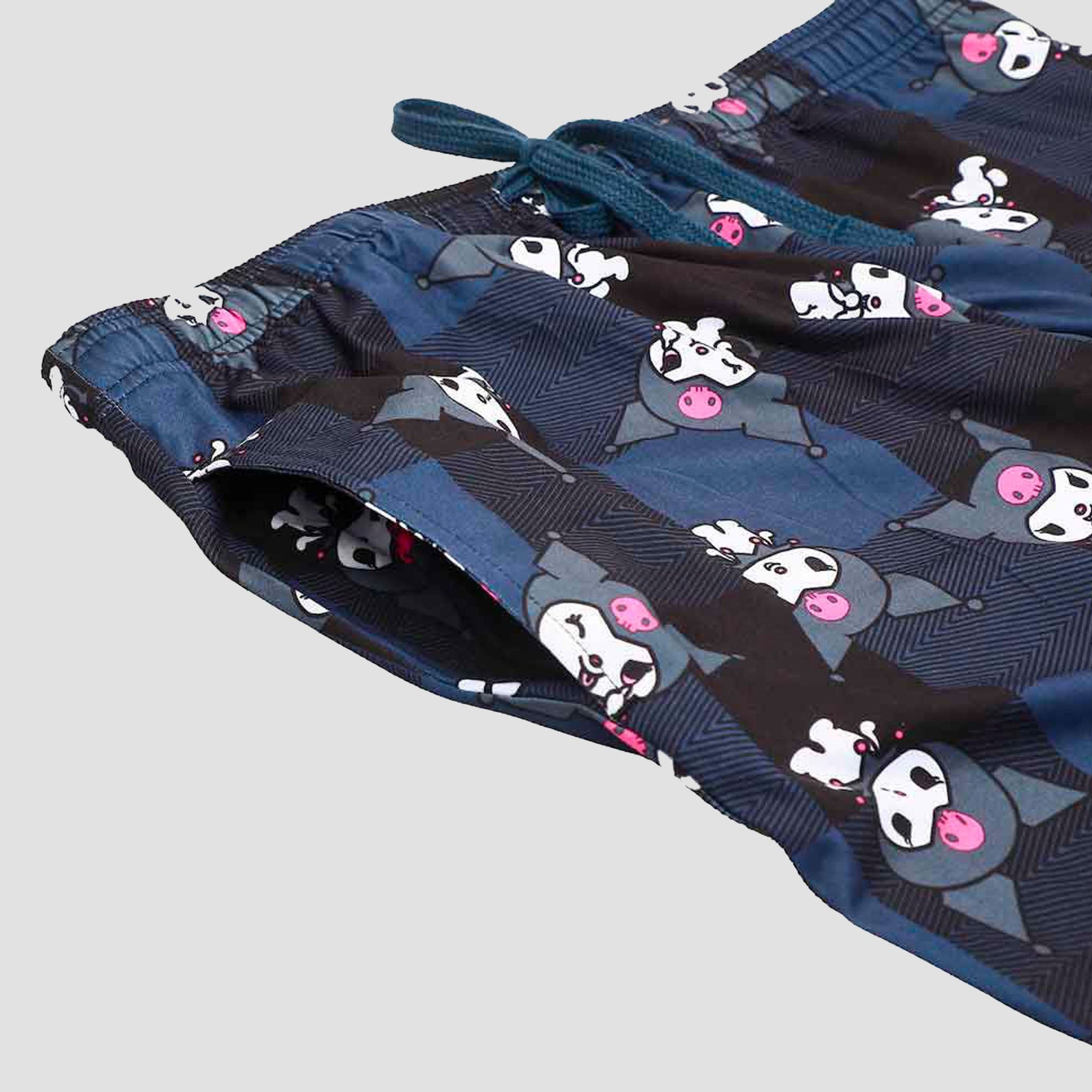 Kuromi (Hello Kitty & Friends) Sanrio AOP Plaid Lounge Pants