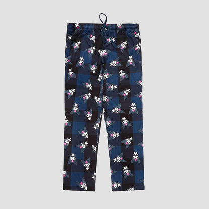 Kuromi (Hello Kitty & Friends) Sanrio AOP Plaid Lounge Pants