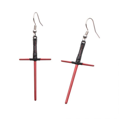 Star Wars Kylo Ren Lightsaber Drop Earrings