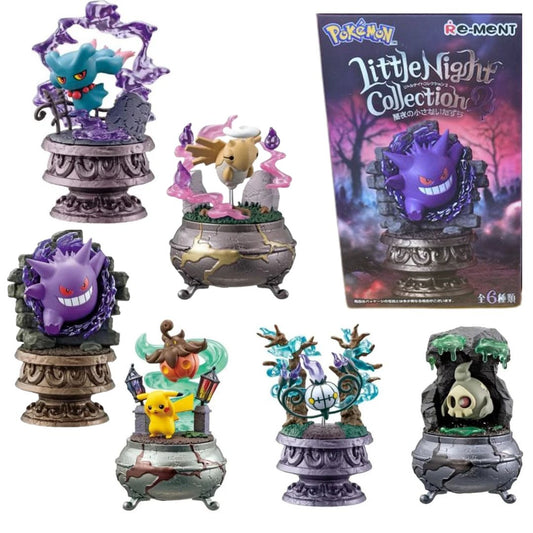 Pokemon: Little Night Collection Vol. 2 Re-ment Blind Box Figures Full Case of 6