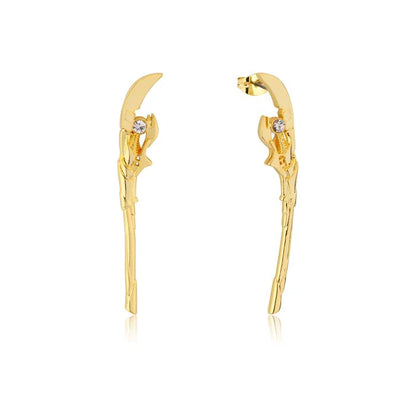 Loki Scepter (Marvel) Crystal Drop Stud Earrings