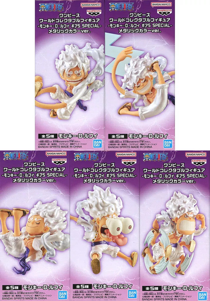 One Piece Luffy Gear 5: Metallic Color Ver. Banpresto WFC Mini Figures Box of 12