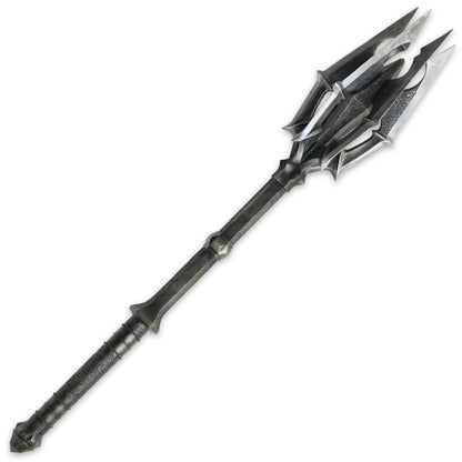 Lord of the Rings Sauron Mace and Banner Metal Replica with One Ring