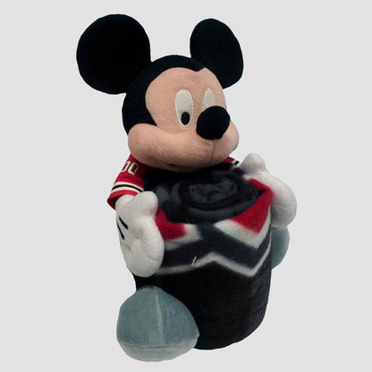Mickey Mouse (Disney) NHL Chicago Blackhawks Plush and Throw Blanket