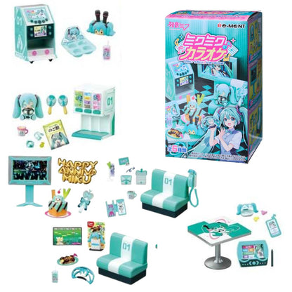 Hatsune Miku Series Miku Miku Karaoke Mini Scenes Blind Boxes Case of 6