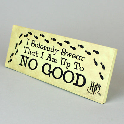'I Solemnly Swear' Harry Potter Resin Desk Sign