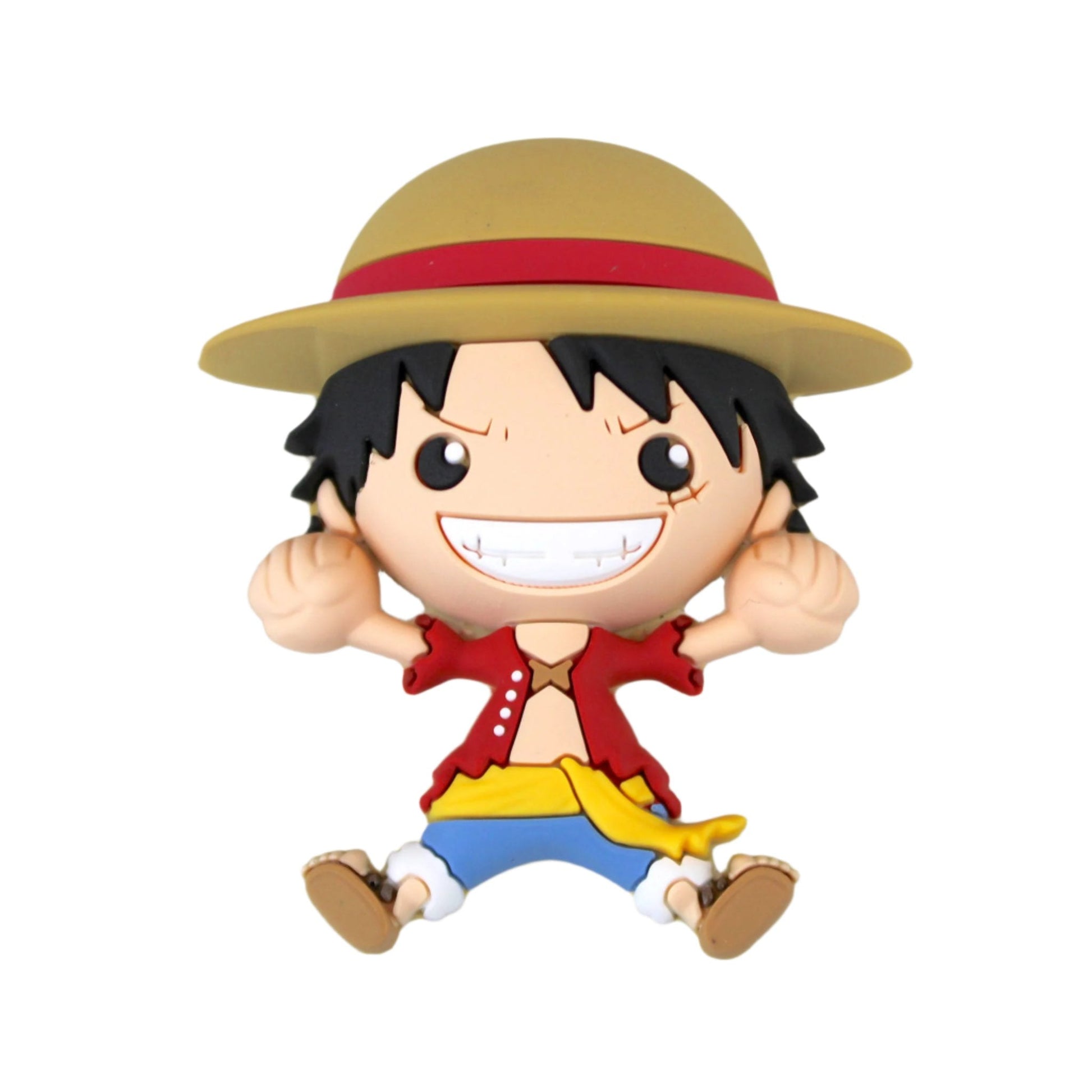 Monkey D. Luffy Jumping (One Piece) 3D Foam Magnet