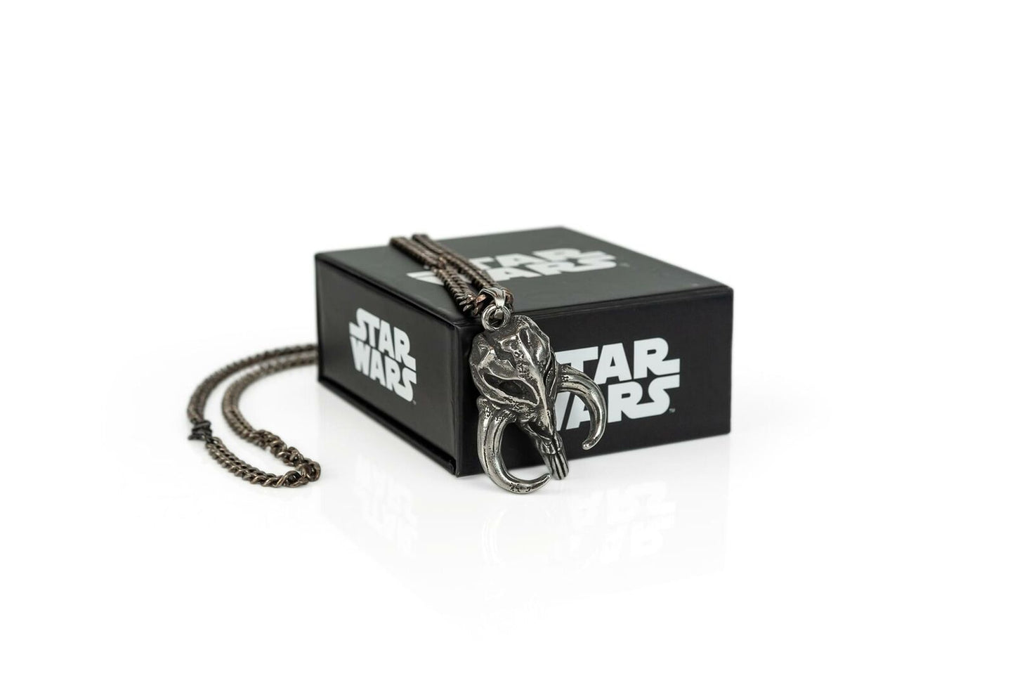 Mandalorian Mythosaur Skull (Star Wars) Stainless Steel Antiqued Unisex Pendant