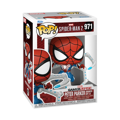 Peter Parker Advance Suit 2.0 Spider-Man 2 Gamerverse Funko Pop!