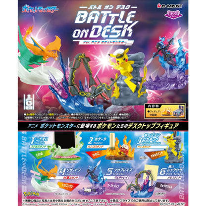 Pokemon Horizons - Gashapon Blind Boxes DesQ "Battle on Desk" Full-Set Case of 6