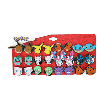 Pokemon Mixed Earring 12 Pack