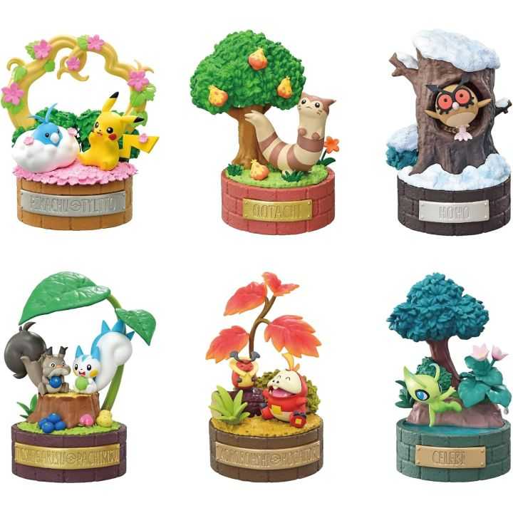Pokemon Peaceful Moments: Little Forest Series 2 Gashapon Blind Boxes Full Set of 6