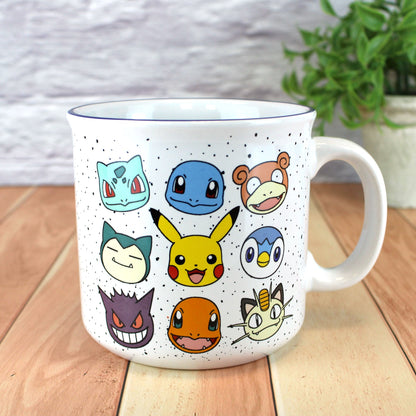 Pokemon Portraits 20oz. White Ceramic Campfire Mug
