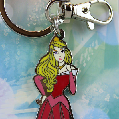 Princess Aurora (Sleeping Beauty) Disney Colored Enamel Keychain