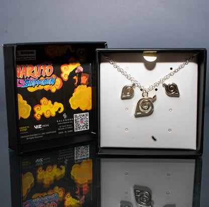 Naruto Leaf Village Earring & Necklace Set