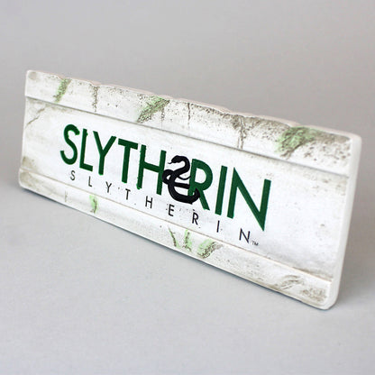 Slytherin Hogwarts House Harry Potter Stone Resin Desk Sign