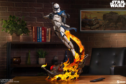 Star Wars: The Clone Wars Captain Rex Premium Format Statue by Sideshow Collectibles