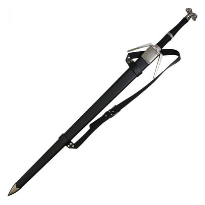 Video Game Monster Slayer Silver Sword Steel Replica