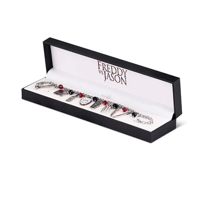 Slasher Film Icons (Freddy Vs. Jason) Enamel Charm Bracelet