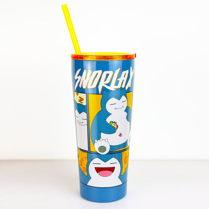 Snorlax Collage Pokemon 22 oz. Stainless Steel Travel Mug
