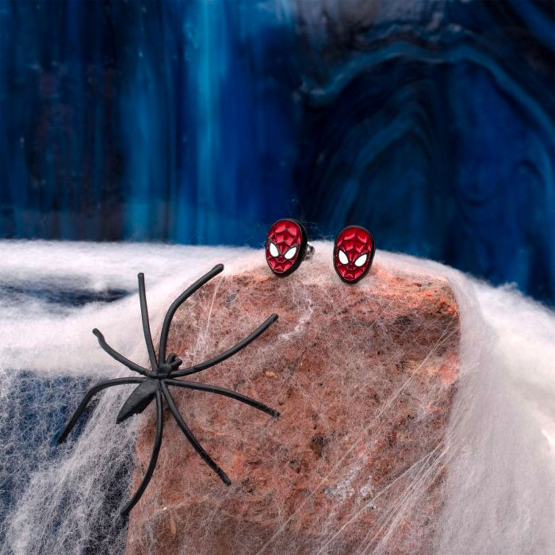 Spider-Man (Marvel) Enamel Stud Earrings