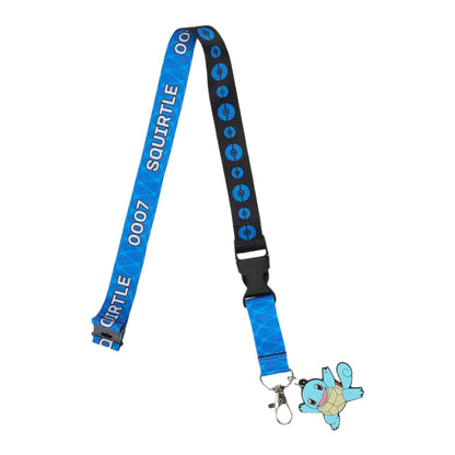 Pokemon Starter Squirtle 007 Kanto Region Breakaway Lanyard