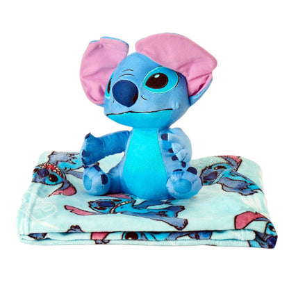 Stitch (Lilo & Stitch) Disney Plush and Throw Blanket