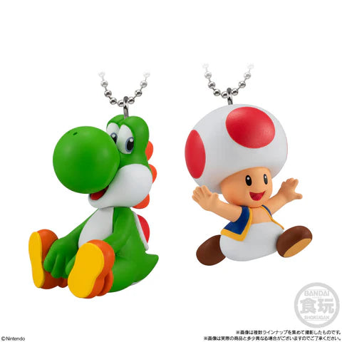 Super Mario Bros. Mini Figure Mascot Charms: Blind Bags Display of 10