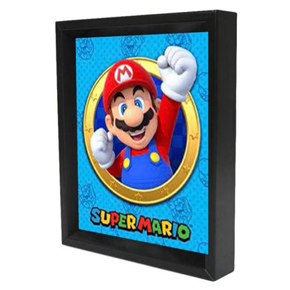Super Mario Golden Ring 3D Lenticular Shadowbox