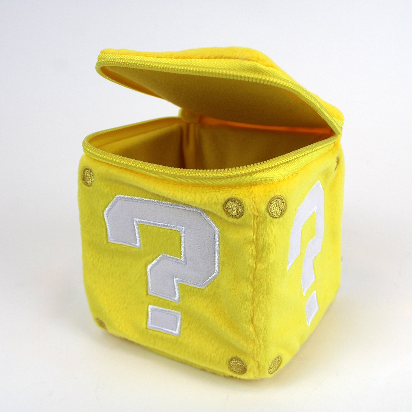 Super Mario Power Block Zipper Plush Pouch