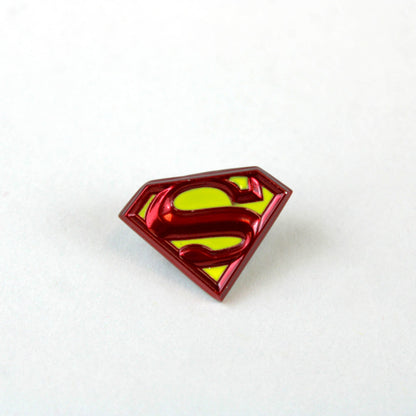 Superman Logo (DC Comics) Color Pewter Pin