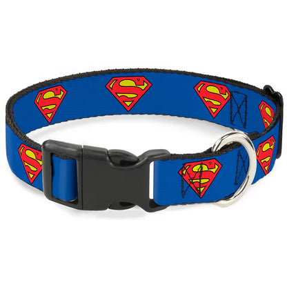 superman-nylon-buckle-dog-collar