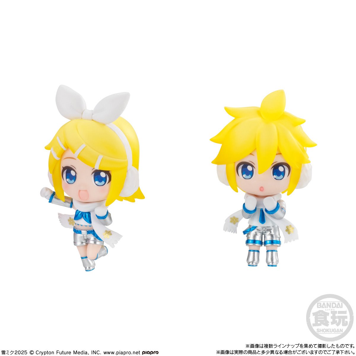 Vocaloid Snow Miku 2025: Bandai Shokugan Blind Boxes Retail Display of 8